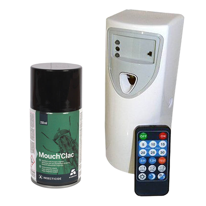 Insecticidevernevelaar met afstandsbediening + 1 X Mouch'Clac navulling