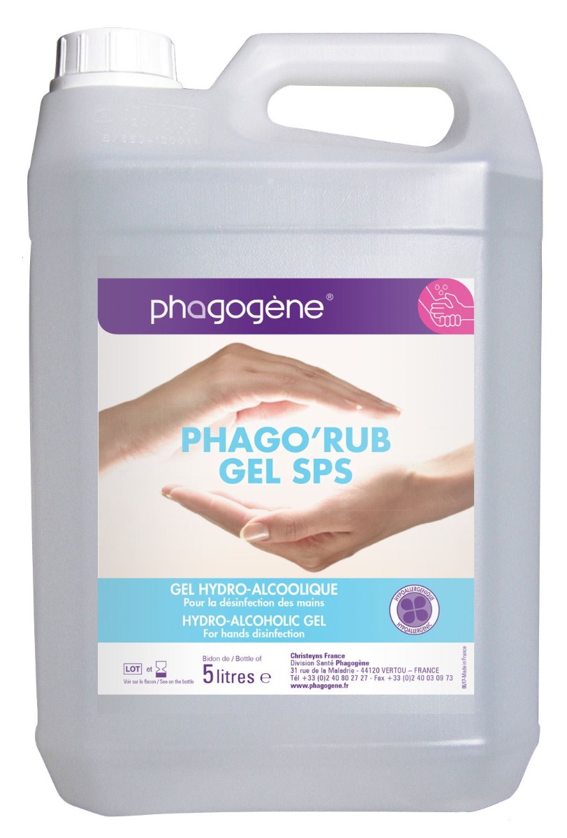 Phago'rub gel SPS navulling, 5 Liter