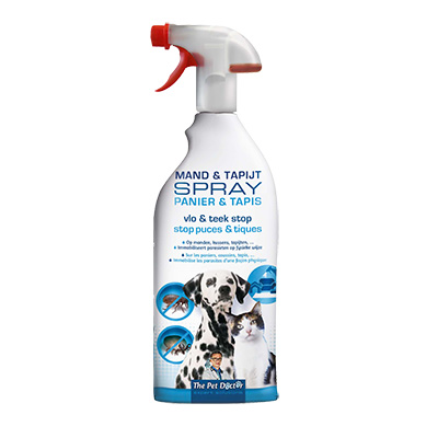 Vlo en teek stop mand en tapijtspray, 800 mL