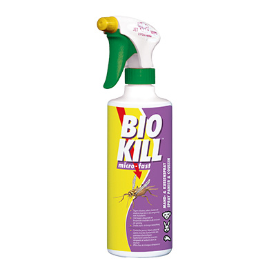 Bio Kill Micro-Fast mand- en kussenspray, 450 mL