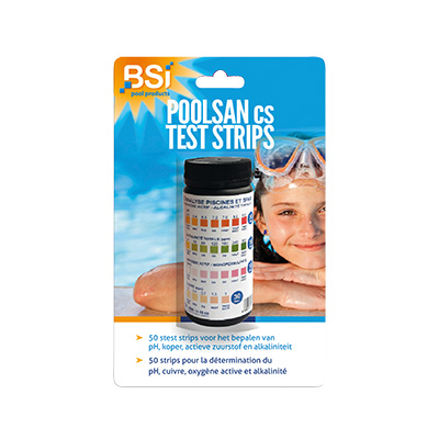 PoolSan CS test strips, 50 strips